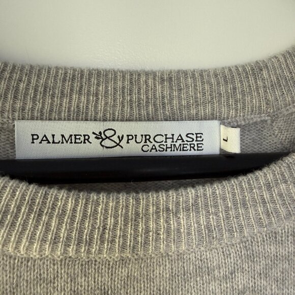 Palmer & Purchase Cashmere Sweater- Grey - Picture 4 of 5